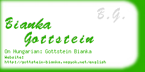 bianka gottstein business card